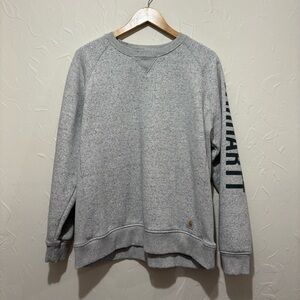 Carhartt “Relaxed Fit” heather grey crewneck pullover sweatshirt (XL 16/18)